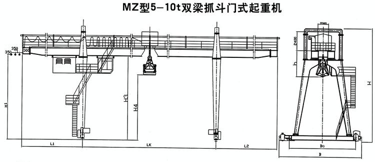 吊钩双梁桥式丝瓜视频在线播放黄网站机结构图