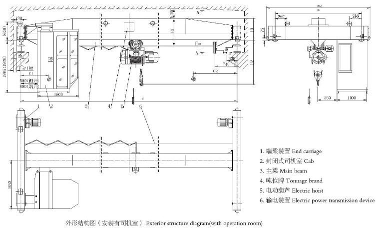 10吨电动式单梁丝瓜视频在线播放黄网站机主要参数输出功率